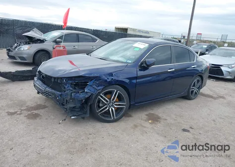 2017 Honda Accord Sport from USA, damaged, VIN 1HGCR2F51HA297028